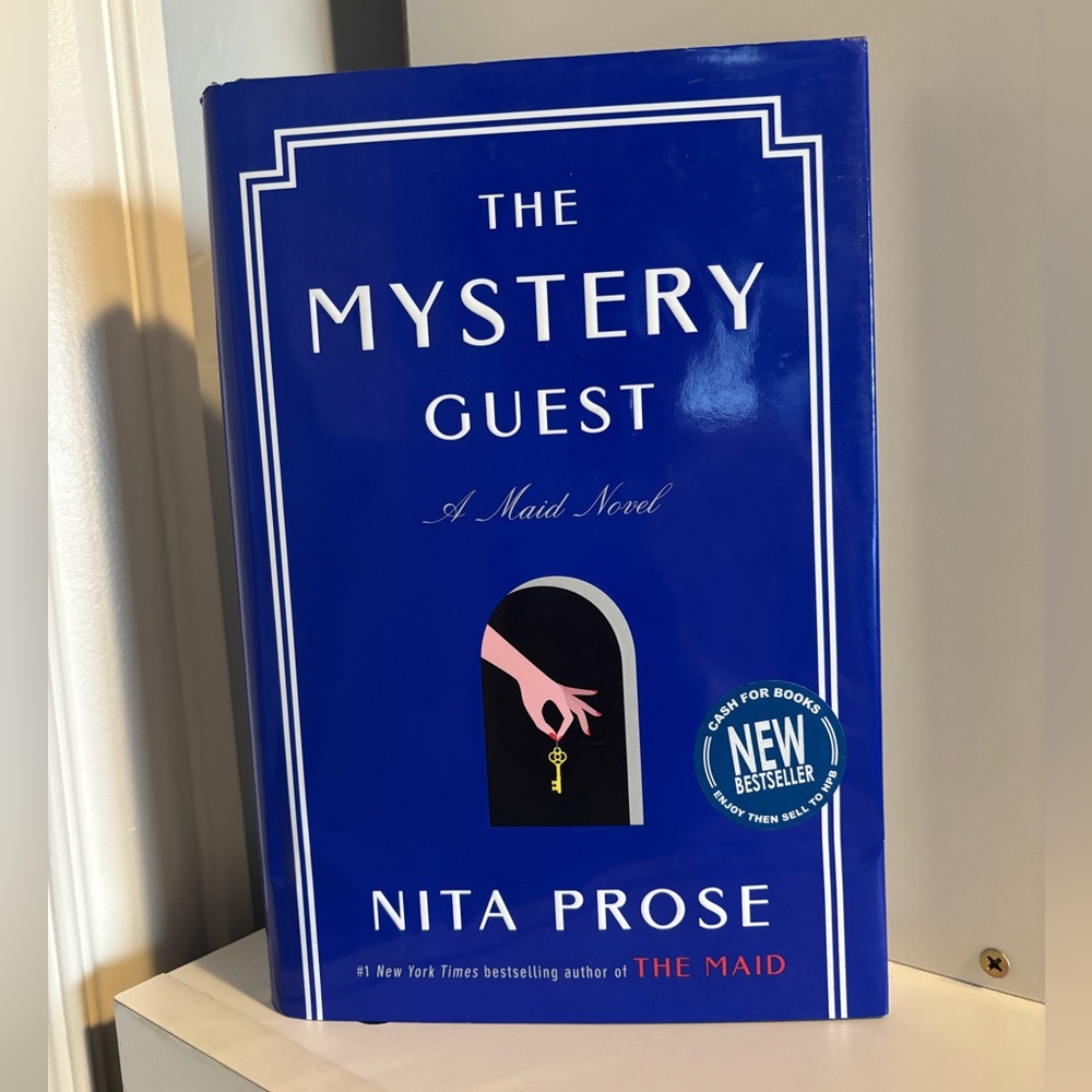 The Mystery Guest by Nita Prose - Adult Mystery Hardback Book